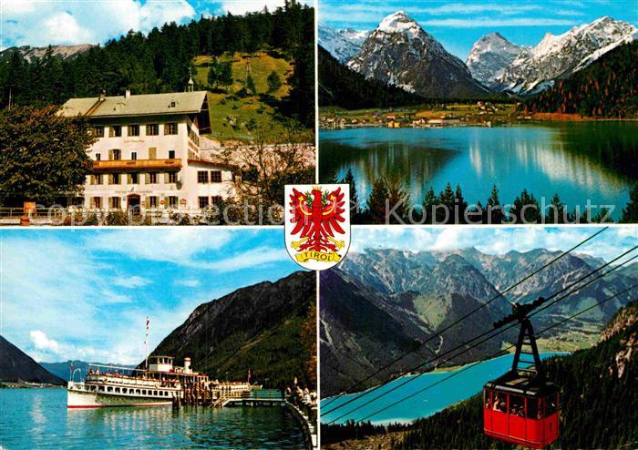 Achenkirch Gasthof Fischerwirt am See Ausflugsdampfer Bergbahn Alpenpanorama