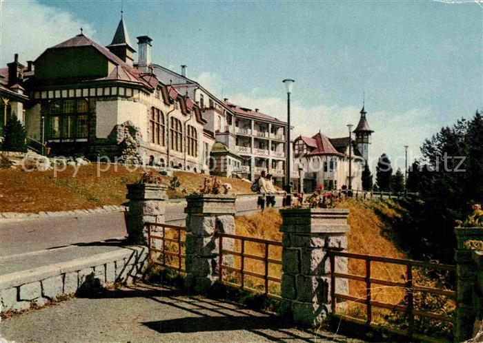 Strbske Pleso Kurhaeuser Krivan und Hviezdoslav
