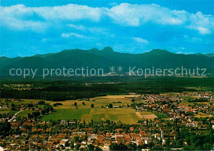 Kolbermoor Panorama Blick zum Wendelstein Bayerische Voralpen
