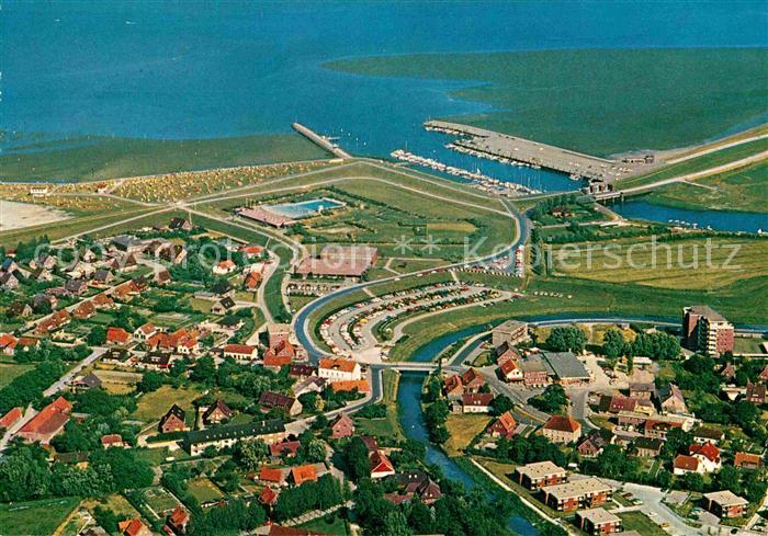 Horumersiel Nordseeheilbad Fliegeraufnahme