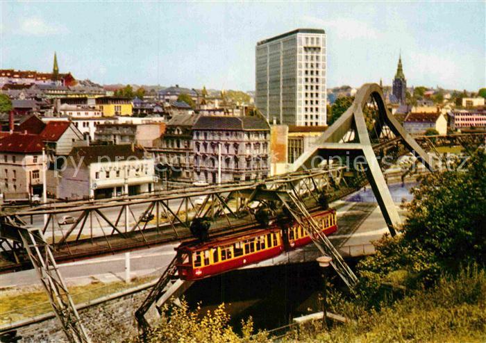 WUPPERTAL NRW Stadtmitte Schwebebahn