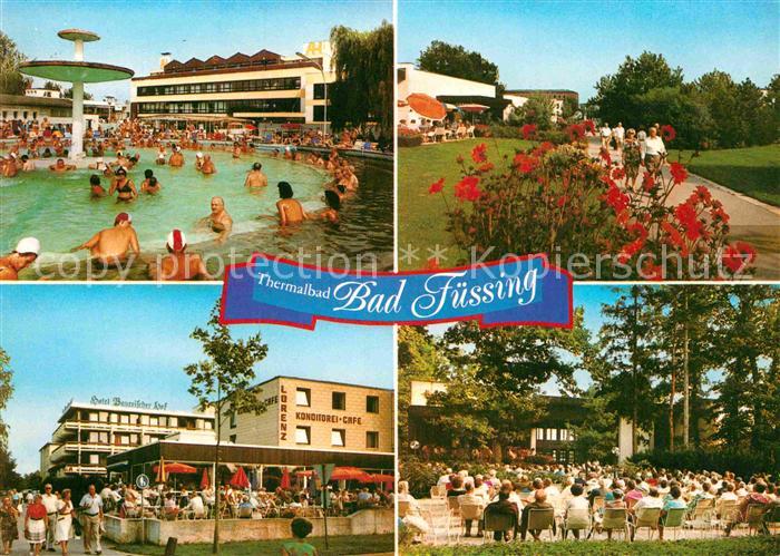 Bad Fuessing Thermalbad Kurpark Konditorei Cafe