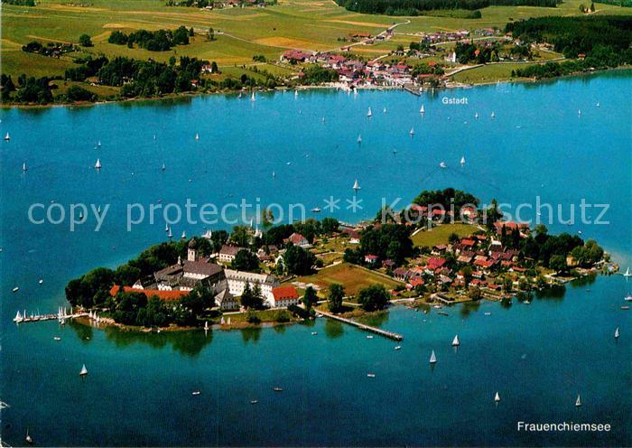 Frauenchiemsee Kloster Fliegeraufnahme
