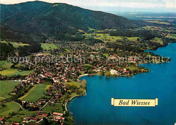 Bad Wiessee Tegernsee Fliegeraufnahme