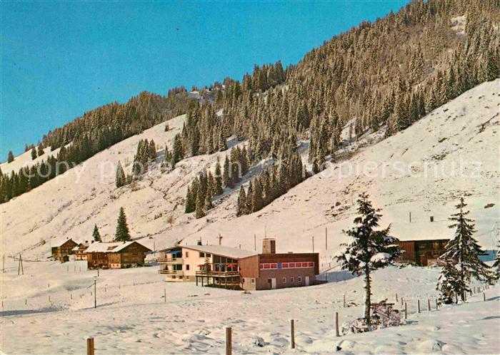 Balderschwang Alpchalets Hotel Winterpanorama Allgaeuer Alpen