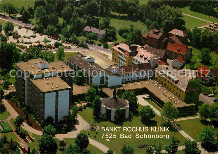 Mingolsheim Sankt Rochus Klinik Schwefelbad Fliegeraufnahme