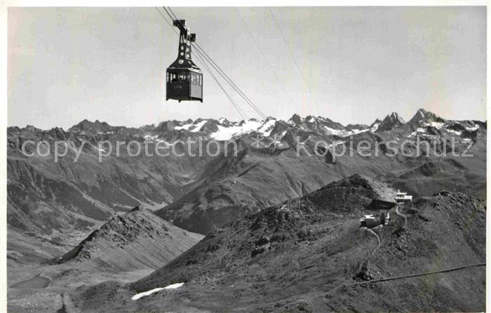 Seilbahn Parsenn Weissfluhgipfel Piz Linard Weis