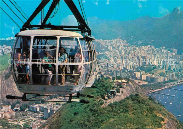 Seilbahn Rio de Janeiro Bondinho Aereo Pao de Acucar