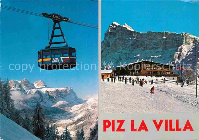 Seilbahn Rifugio Piz La Villa Alta Badia Dolomiti