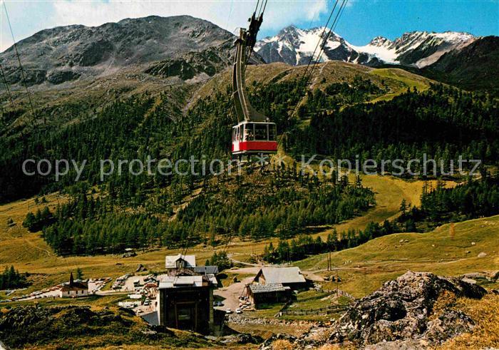 Seilbahn Schnalstaler Gletscherbahn Kurzras Salurnspitze Funivia Ghiacciai