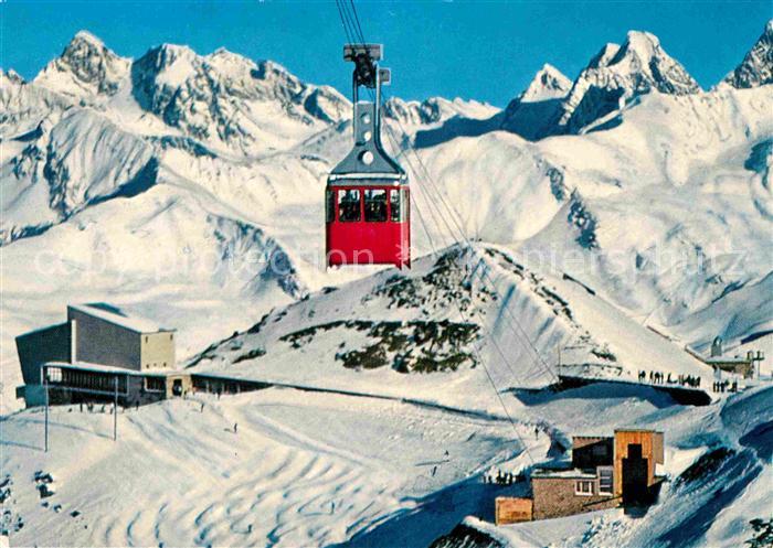 Seilbahn Parsenn-Weissfluhgipfel Silvretta Piz L