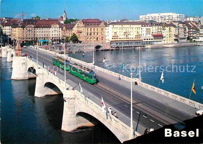 Strassenbahn Basel Mittlere Rheinbruecke