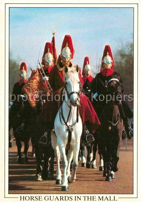 Leibgarde Wache Horse Guards in the Mall London