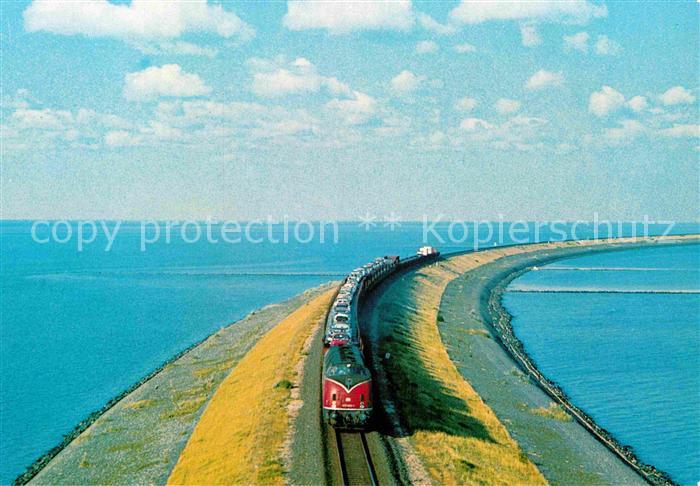 Eisenbahn Hindenburgdamm Sylt