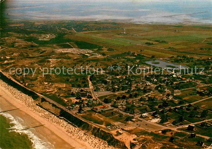 Wenningstedt Sylt Fliegeraufnahme