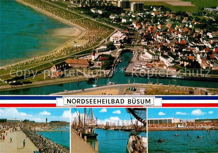 Buesum Nordseebad Fliegeraufnahme
