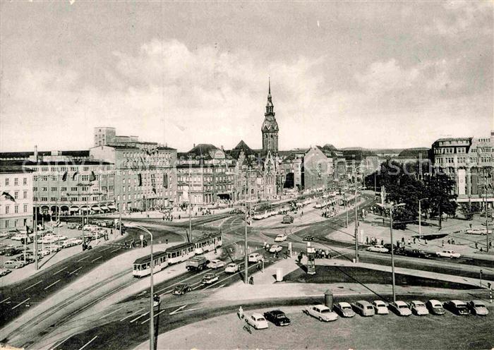 Strassenbahn Leipzig Friedrich-Engels-Platz