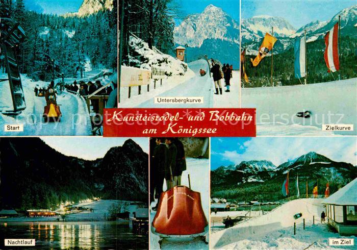 Bobsport Kunsteisrodel- und Bobbahn Koenigssee