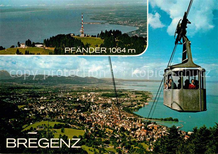 Seilbahn Pfaender Bregenz Bodensee Pfaendergipfel