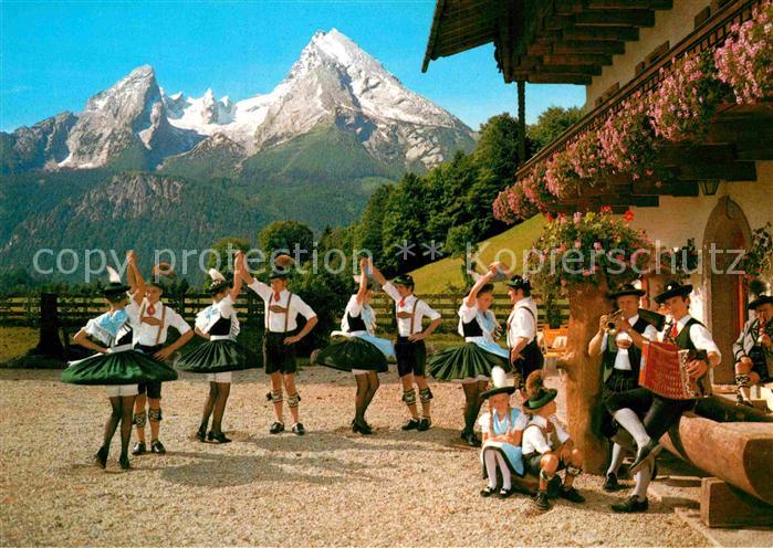 Tanz Taenzer Tanzgruppe Tracht Berchtesgaden Watzmann
