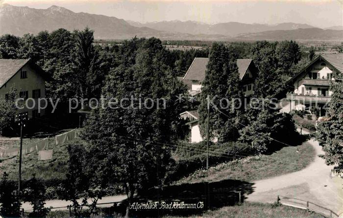 Bad Heilbrunn Panorama Alpenblick