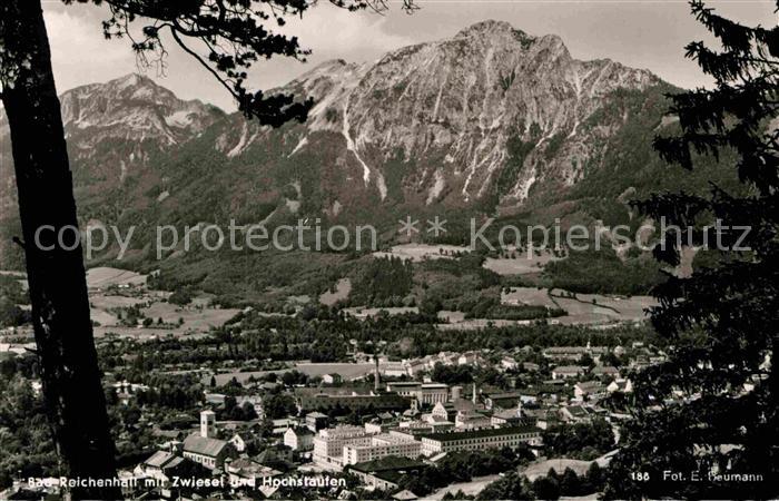 Bad Reichenhall Panorama mit Zwiesel und Hochstaufen