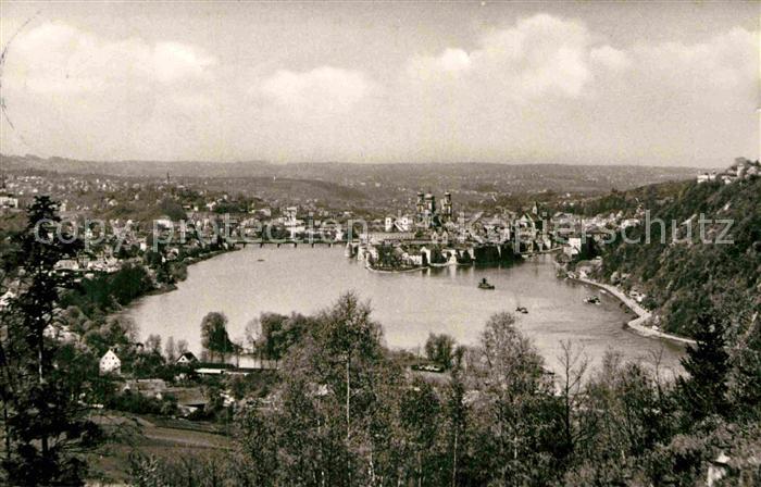 PAssAU Bayern Totalansicht Dreifluessestadt