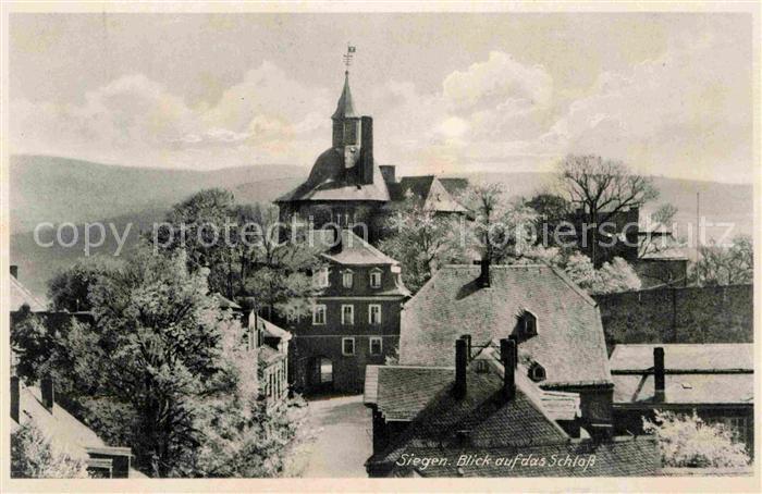 Siegen Westfalen Blick auf das Schloss