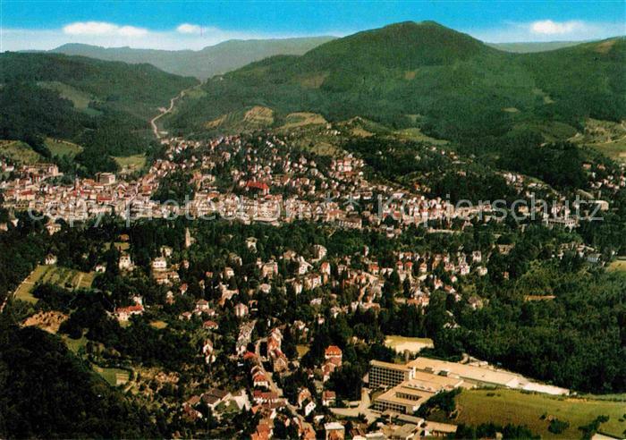 Baden-Baden mit Suedwestfunk Studios Fliegeraufnahme