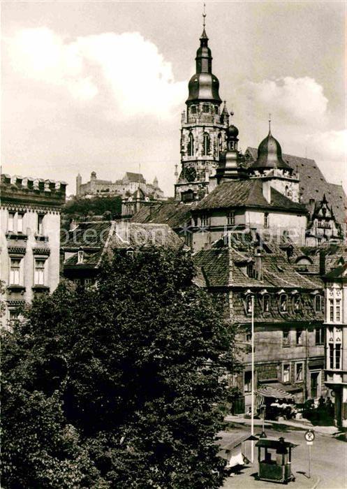 Coburg Morizkirche mit Veste