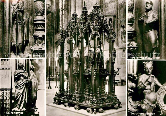 NueRNBERG  CITY Sebalduskirche Sebaldusgrab Heiligenfiguren