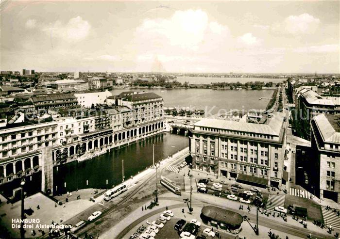 HAMBURG  CITY Die drei Alsterbecken