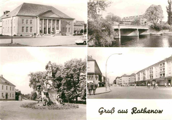 Rathenow Teilansichten Denkmal Bruecke