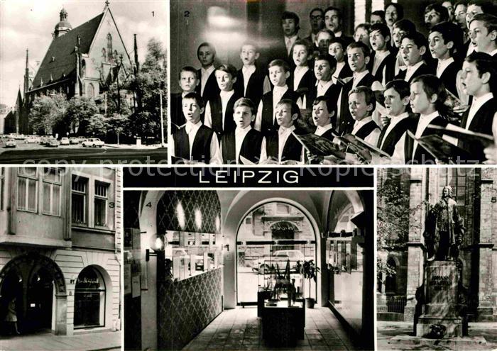 LEIPZIG Sachsen Thomaskirche Thomanerchor Musik Bach Gedenkstaette Denkmal
