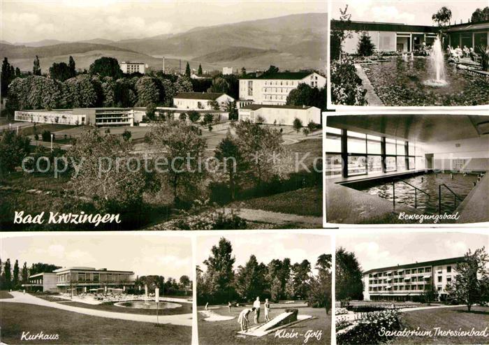 Bad Krozingen Thermalkurort Kurhaus Kleingolf Sanatorium Bewegungsbad Klinik