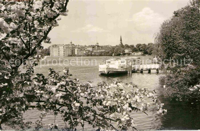 Koepenick Anlegestelle Luisenhain Ausflugsdampfer Baumbluete