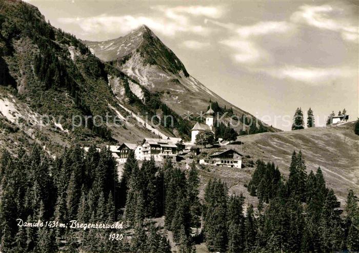 Damuels Vorarlberg Panorama Bregenzerwald