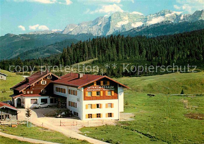 Winklmoos Winkelmoos Alpengasthof Augustiner mit Loferer Steinberge