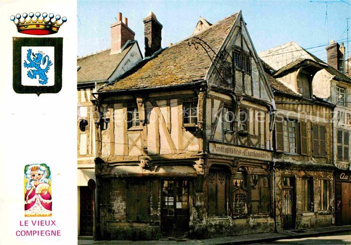 Compiegne Oise La Vieille Cassine Vieilles maisons Cou