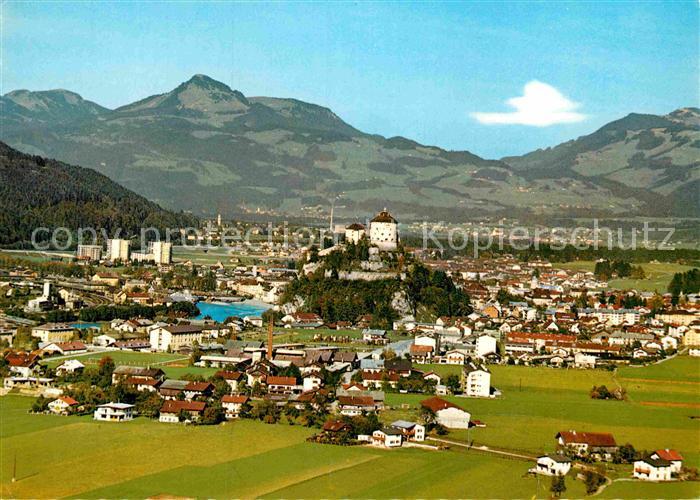 Kufstein Tirol Panorama Blick gegen Spitzstein Fliegeraufnahme