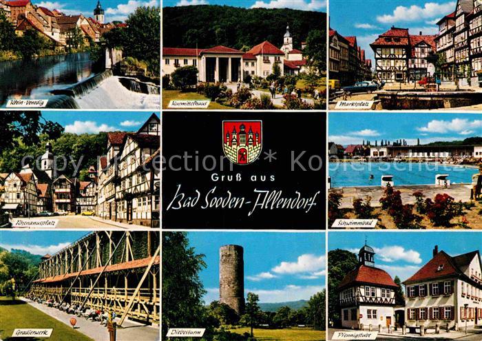 Bad Sooden-Allendorf Klein Venedig Platz Gradierwerk Kurmittelhaus Diebsturm Mar