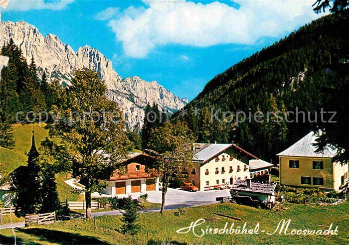 Weissbach Lofer Alpengasthof Hirschbuehel Mooswacht Loferer Steinberge