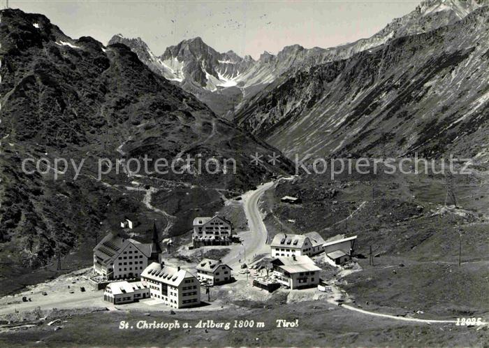 St Christoph Arlberg Panorama Wintersportplatz Alpen