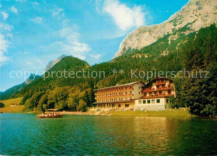 Hintersee Berchtesgaden Hotel am See mit Reiteralpe Berchtesgadener Alpen