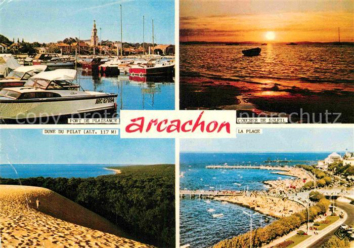 Arcachon Gironde Port de Plaisance Coucher de Soleil Pro