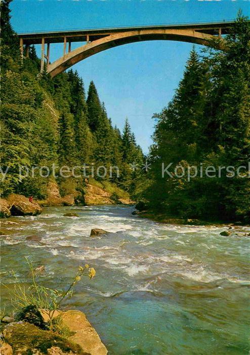 Echelsbach Echelsbacher Hochbruecke Hoechste Eisenbetonbruecke Deutschlands