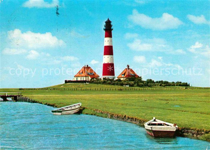 Westerhever Leuchtturm Nordseehalbinsel Eiderstedt