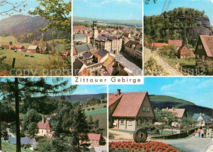 Zittau Platz der Jugend Rathaus Waltersdorf Lausche Berg Oybin Lueckendorf Jonsd