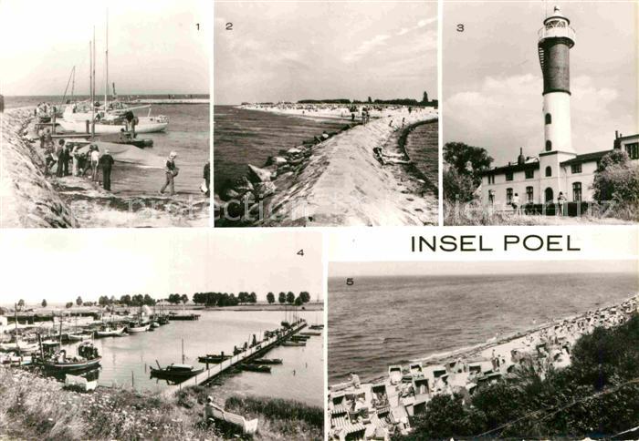 Insel Poel Timmendorf Mole Leuchtturm Kirchdorf Hafen Schwarzer Busch Strand