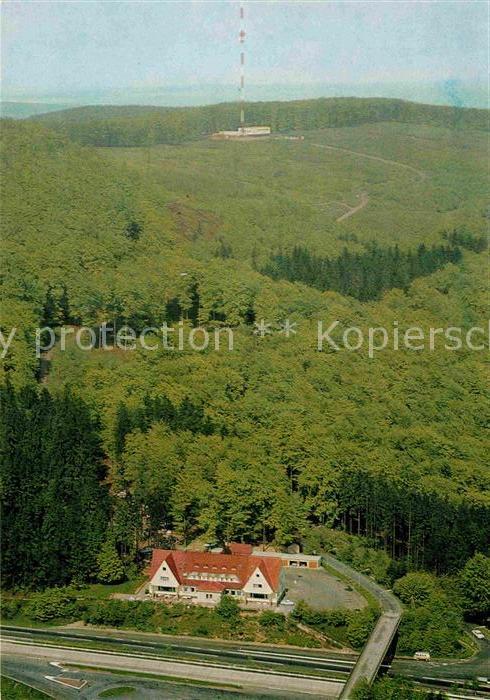 Rimberg Bad Hersfeld Autobahn Rasthaus Sender Fliegeraufnahme